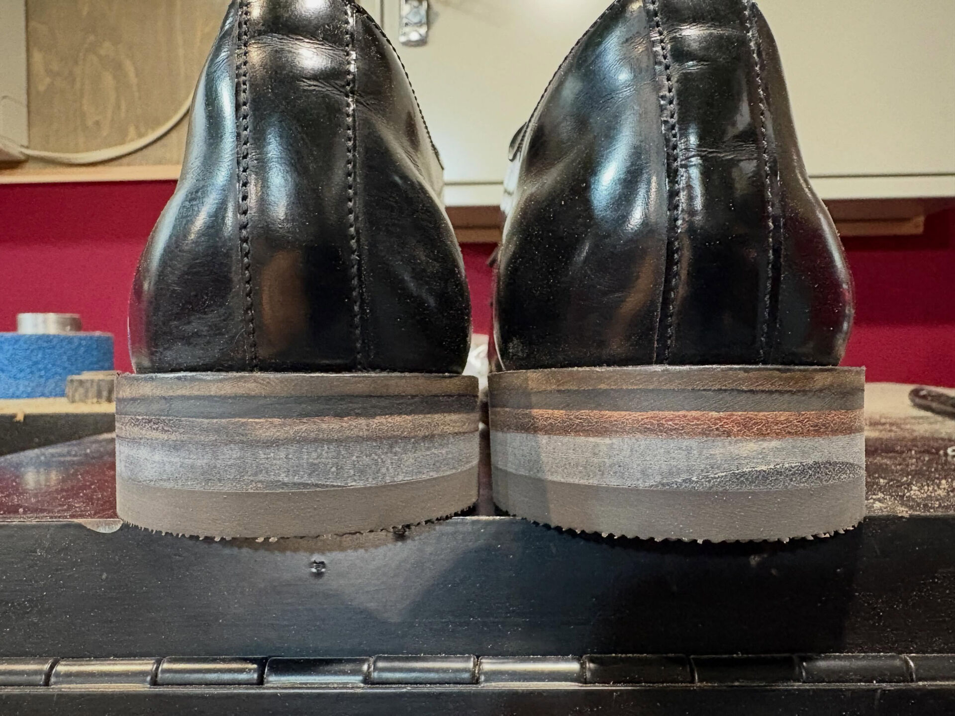 【踵の修理】トップリフト交換Vibram5351